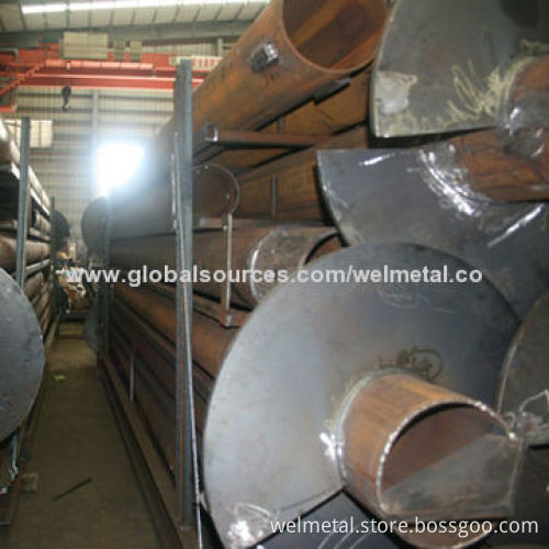 Prefabricated ground foundation steel screw helical pile